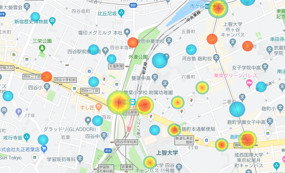 DiDi, ヒートマップ
